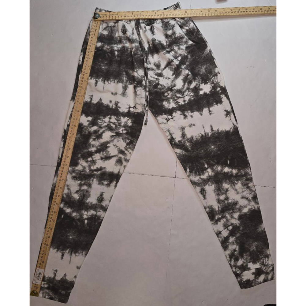 Women's Parisian Lounge Set White Black Tie Dye Pants and Tube Top Size 4 - Picture 4 of 4